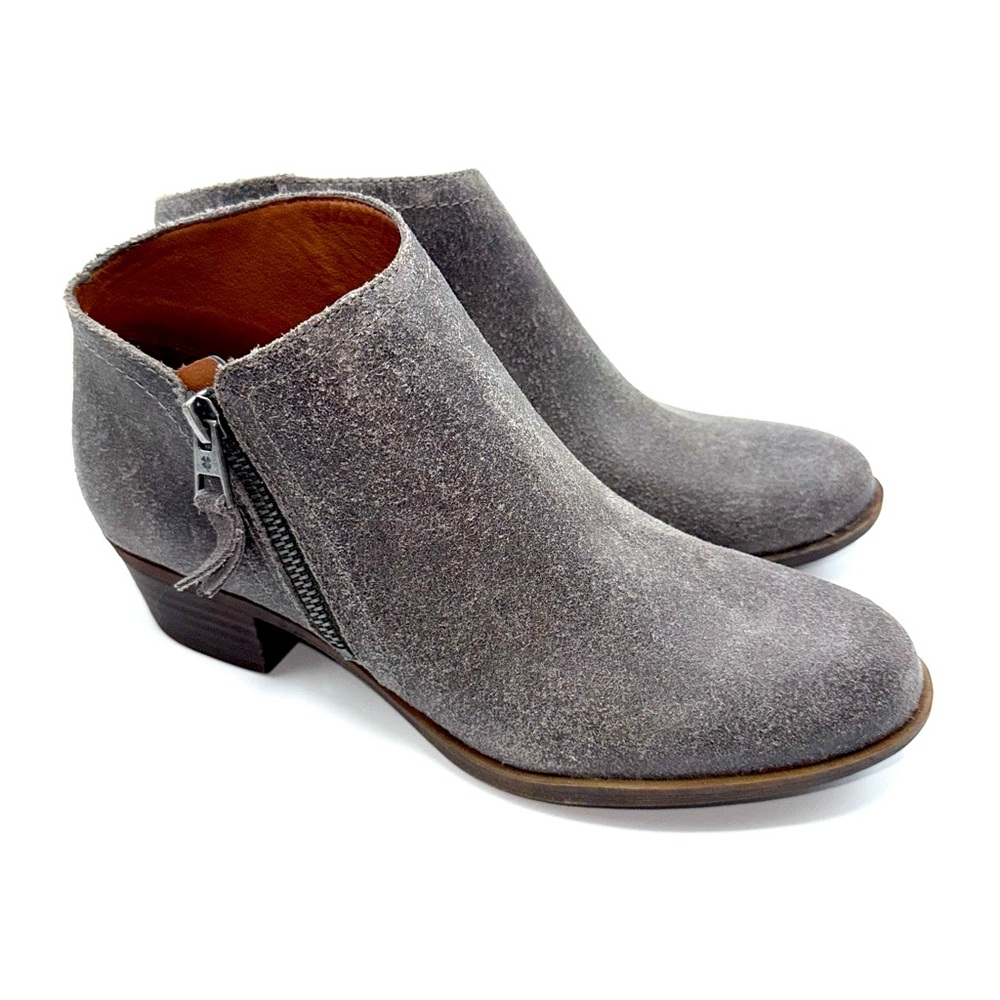 Lucky Brand Gray Ankle Booties